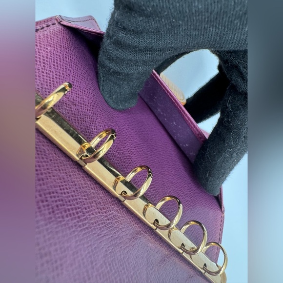 Louis Vuitton Yellow Organizer/Agenda with Gold Accents - Picture 7 of 10